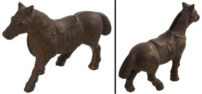 Grey Iron Casting Company, Springfield, Ohio: Cast Iron "Saddle Horse" Still Bank