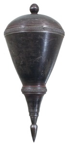 Unmarked: Magnificent Early Iron Plumb Bob