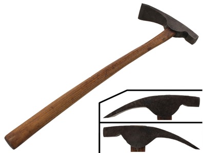 Unmarked: Blacksmith Made Comb. HammerAdze