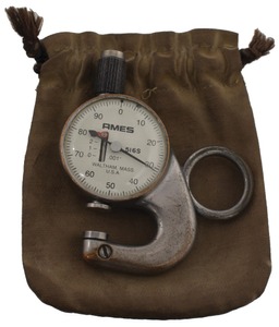 Ames & Co., B.C./Waltham, Ma: Rare Paper Gauge Micrometer