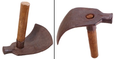 Unmarked: Massive French Patte Bowl Adze