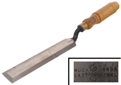 Buck Brothers, Millbury, Massachusetts: Extra Clean 1 1/2" Crank Neck Chisel