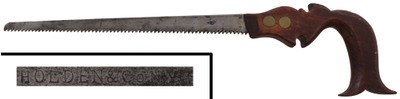 Edward Holden & Company, Brooklyn, New York: Early N.Y. Maker "Keyhole" Saw