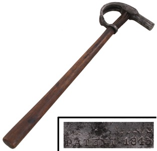 Solomon S. Anderson, South New Berlin, New York: "Wraparound" Claw Hammer
