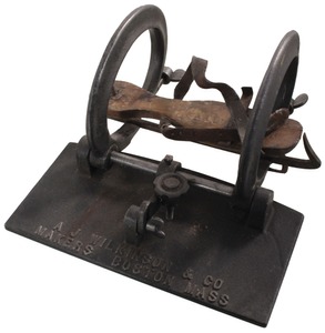 A.J. Wilkinson & Company, Boston, Massachusetts: Cast Iron Skate Sharpener