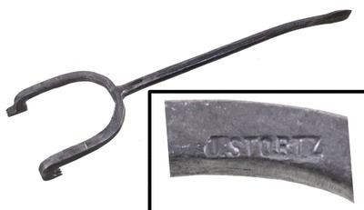 J. Stortz, Philadelphia, Pennsylvania: Rare Maker Marked Flagging Iron