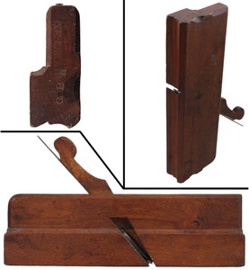 Aaron Smith, Rehoboth, Massachusetts: Early Yellow Birch Cove Molding Plane