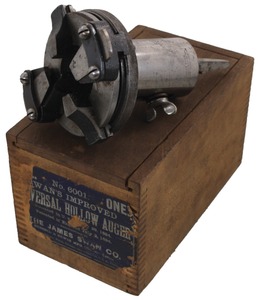 James Swan Company, Seymour, Connecticut, No. 6001: Patent Improved Hollow Auger