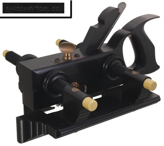 Sandusky Tool Company, Sandusky, Ohio, No. 137: Unused & Perfect Hdl Ebony Plow Plane