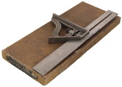 Stanley Rule & Level, No. 21: Nickel Plated Combination Square