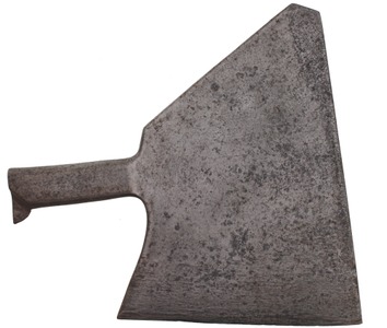 Unmarked: Unus. Solid Iron Cleaver