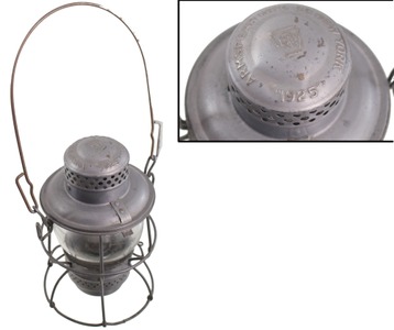 Armspear Manufacturing Company, New York, New York: Extra Clean "1925" Railroad Lantern