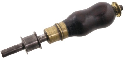 Unmarked: Early Rosewood Brass & Iron Bow Drill