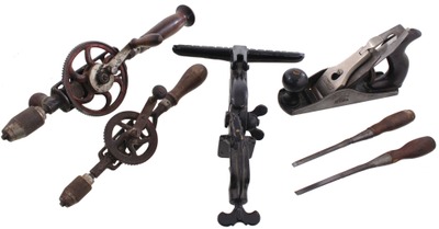 Assorted Makers: Lot Of Clean & Usabl Woodworking Tools