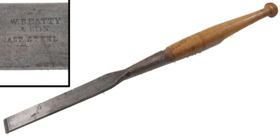 W. Beatty & Son, Chester, Pennsylvania: Extra Long 1 1/2" Framing Chisel