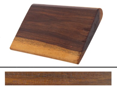 Stanley Rule & Level: Lignum Vitae Leather Burnisher