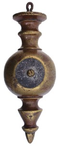 Unmarked: Lead Filled Brass Plumb Bob