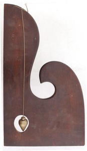 Unmarked: Early Mahogany Plumb Level