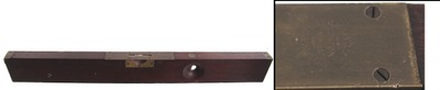 J.W. Harmon, Boston, Massachusetts: Early Cuban Mahogany Plumb & Level