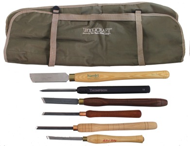 Assorted Makers: Wkg. Set Of Nine Turning Tools