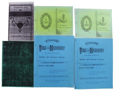 C.S. Osborne & Company, Newark, New Jersey: Lot Of Photocopied Leather Tooles