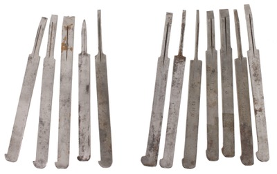 Assorted Makers: Two Partial Sets Of Cutting Irons