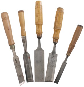 Buck Brothers, Millbury, Massachusetts: Working Set Of Five Clean Chisel