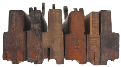 Assorted Makers: Lot Of Six Clean Beadd Molding Planes