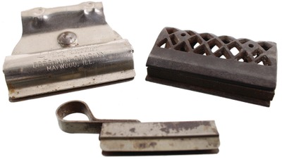 Assorted Makers: Coll. Of Three Early Ice Skate Sharpeners