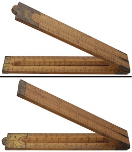 Chapin-Stephens Company, Pine Meadow, Connecticut, No. 53 1/2: Two-Foot/Four-Fold Folding Rule