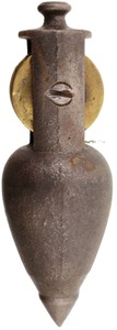 STANLEY (Unmarked), No. 4: Cast Iron Plumb Bob
