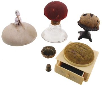 Assorted Makers: Coll. Of Five Asst. Pin Cushions