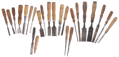 Assorted Makers: Lot Of Asst. Tang & Socket Chisels