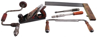 Assorted Makers: Lot Of Clean & Usabl Woodworking Tools