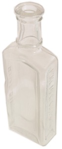 Pike Manufacturing Company, Pike, New Hampshire: Rare Clear Glass Honing Oil Bottle