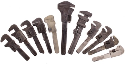 Assorted Makers: Lot Of 11 Asst. Small Size Wrenches