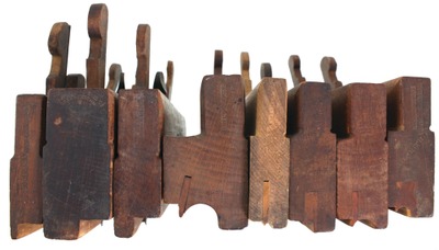 Assorted Makers: Wkg. Set Of Eight Clean Molding Planes