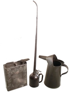 Assorted Makers: Three Early Tinware Items