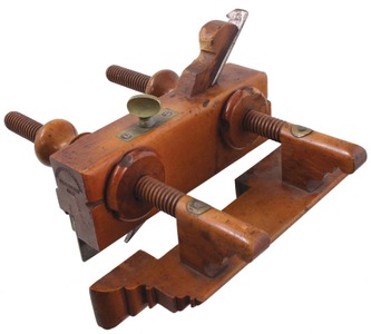 Young & Mc Master, Auburn, New York: Unhandled Boxwood Plow Plane