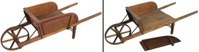 Unmarked: Early 20th C. Childs Wheelbarrow