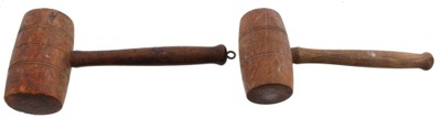 Unmarked: Two Extra Clean Joiner's Mallets