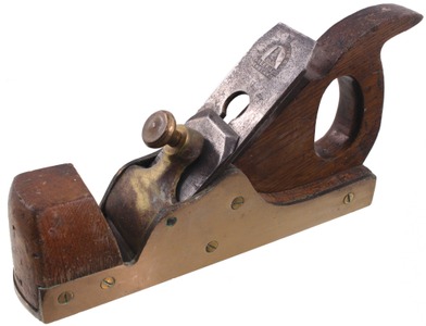 Unmarked: Craftsman Made Brass Body Smooth Plane