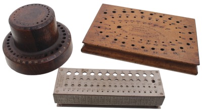 Assorted Makers: Lot Of Three Drill Indices