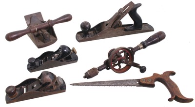 Assorted Makers: Lot Of Clean & Usabl Woodworking Tools