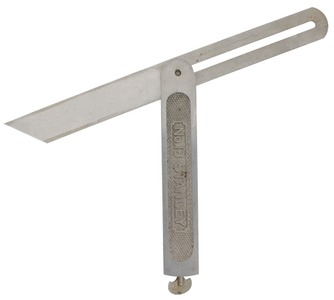 Stanley Rule & Level, No. 18: Extra Clean 10" Nickel Plated Bevel
