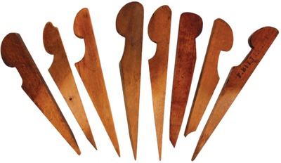 Assorted Makers: Eight Extra Clean Molding Plane Wedges