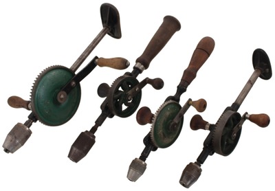 Assorted Makers: Four German Made Hand & Breast Drills
