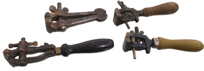 Assorted Makers: Lot Of Four Clean Hand Vises