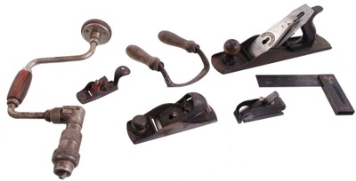 Assorted Makers: Lot Of Clean & Usabl Woodworking Tools