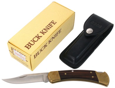Buck Knives, El Cajon, California, No. 110: Folding Hunter Hunting Knife